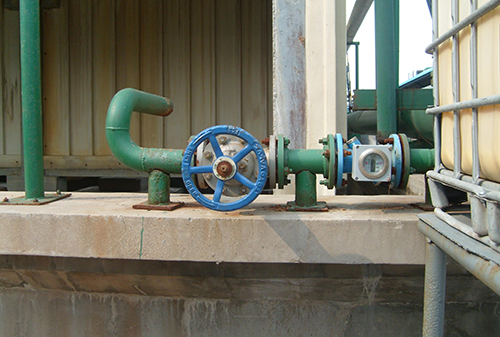 煤氣超聲波流量計(jì)現(xiàn)場(chǎng)安裝使用圖